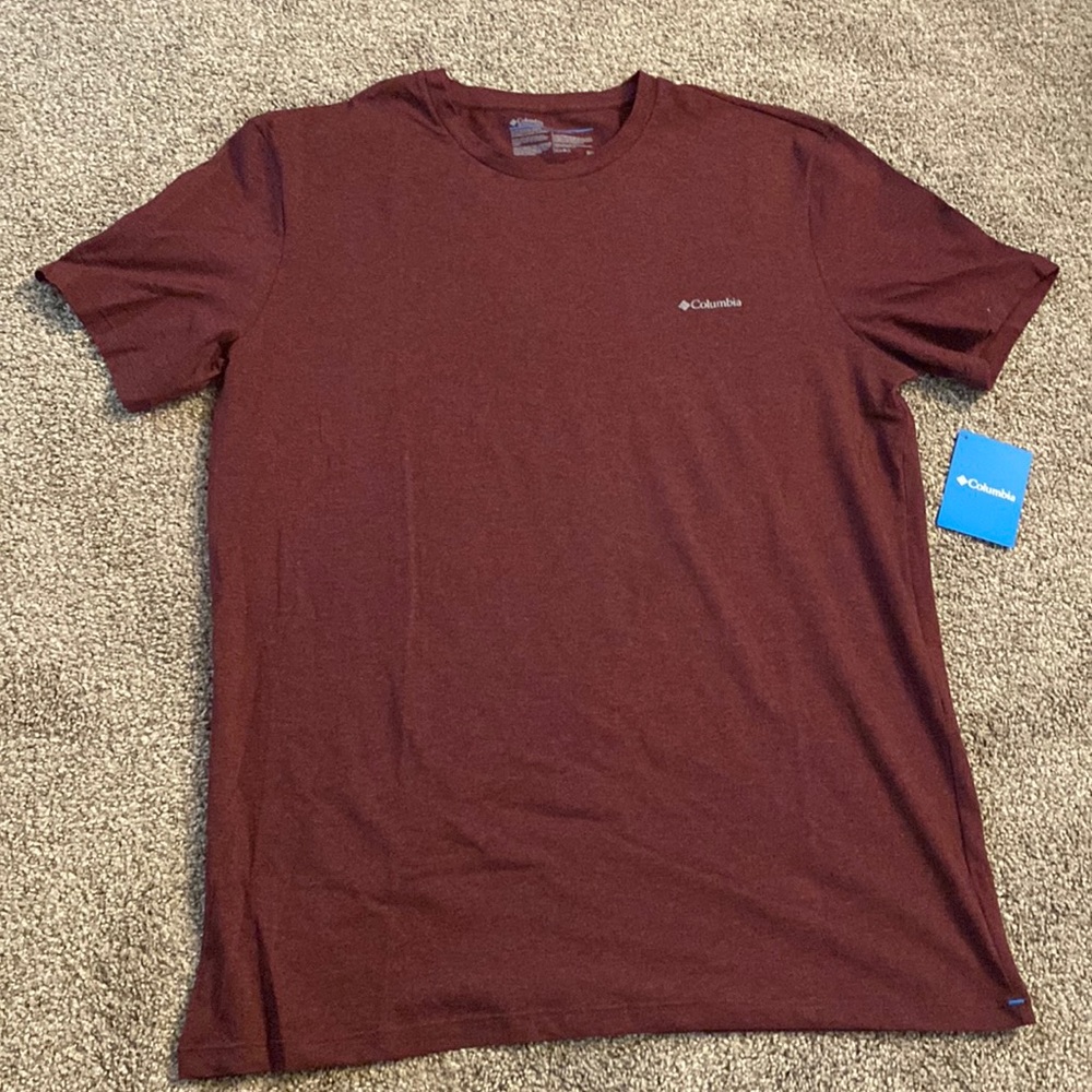 Maroon Columbia T-shirt